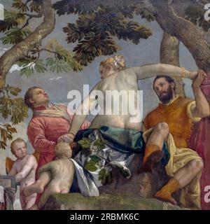 Infidélité, quatre allégories d'Amour, Paolo Veronese, vers 1575, Banque D'Images