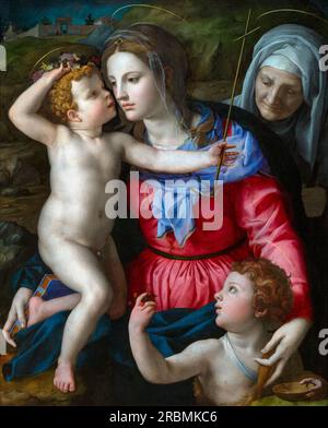 Madonna et enfant avec Saints, Agnolo Bronzino, vers 1540, Banque D'Images