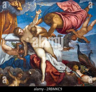 L'origine de la voie lactée, Jacopo Tintoretto, vers 1575, Banque D'Images