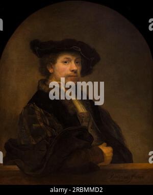 Autoportrait à l'âge de 34 ans, Rembrandt, 1640, Banque D'Images