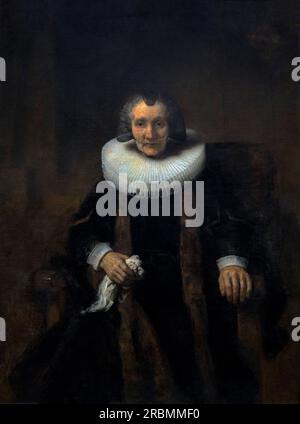 Portrait de Margaretha de Geer, épouse de Jacob Trip, Rembrandt, vers 1661, Banque D'Images