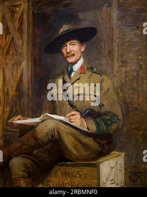 Robert Baden-Powell, Sir Hubert von Herkomer, 1903, Banque D'Images