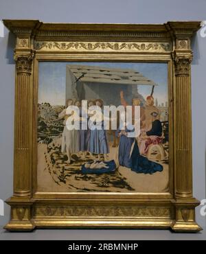 Nativité, Piero della Francesca, vers 1470-1475, Banque D'Images