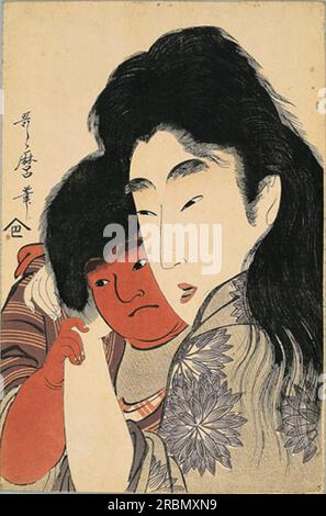 Yama uba et Kintaro de Kitagawa Utamaro Banque D'Images