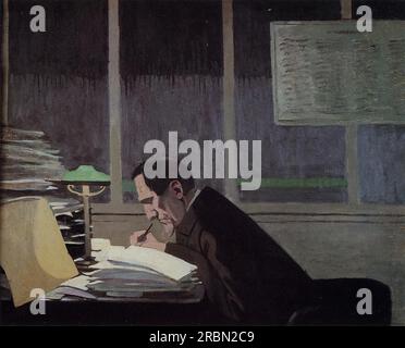 Felix Feneon à la Revue Blanche 1896 de Felix Vallotton Banque D'Images