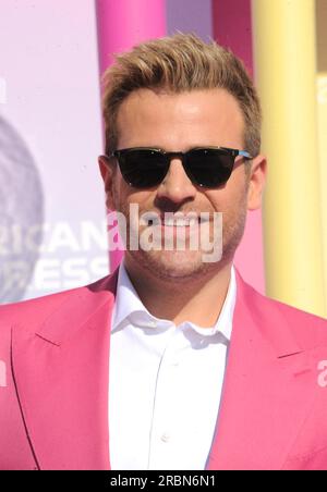 Los Angeles, Californie. 9 juillet 2023. Aux arrivées pour la première du film BARBIE, Shrine Auditorium et Expo Hall, Los Angeles, CA le 9 juillet 2023. Crédit : Elizabeth Goodenough/Everett Collection/Alamy Live News Banque D'Images