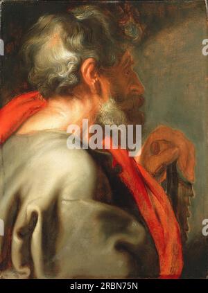 L'apôtre Simon par Anthony van Dyck Banque D'Images