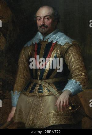 Portrait de Jean VIII, comte de Nassau-siegen par Antoine van Dyck Banque D'Images