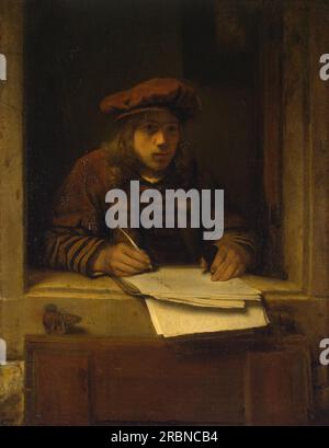 Autoportrait 1647 de Samuel Dirksz van Hoogstraten Banque D'Images