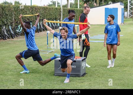 Venray, pays-Bas. 10 juillet 2023. Patrik Hrosovsky de Genk photographié lors d'un camp d'entraînement de l'équipe belge de première ligue KRC Genk, à Venray, aux pays-Bas, avant la saison 2023-2024, lundi 10 juillet 2023. BELGA PHOTO BRUNO FAHY crédit : Belga News Agency/Alamy Live News Banque D'Images