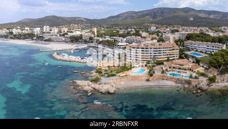 Palmanova Yacht Club, calvia, Majorque, Îles Baléares, Espagne. Banque D'Images