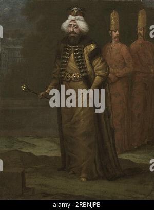 Sultan Ahmed III 1717 de Jean Baptiste Vanmour Banque D'Images