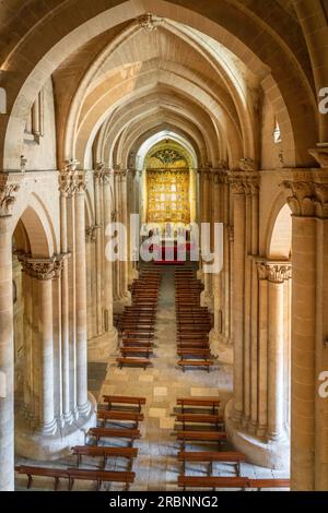 Vieille cathédrale de Salamanque intérieur - Salamanque, Espagne Banque D'Images