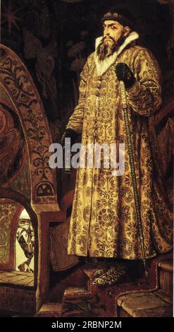 Tsar Ivan IV le terrible 1897 ; Fédération de Russie par Viktor Vasnetsov Banque D'Images