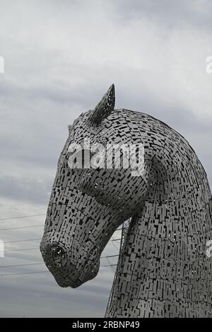 Les Kelpies à Falkirk Helix Park Ecosse Banque D'Images