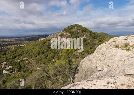 sierra de Galdent, Llucmajor, Majorque, Iles baléares, espagne, europe. Banque D'Images