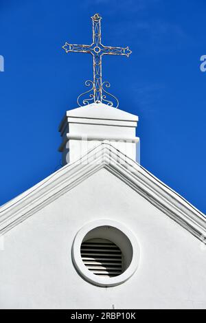 Église catholique notre Dame Reine des Anges, la Iglesia de Nuestra Señora la Reina de los Ángeles, Los Angeles Plaza ou Plaza de Los Ángeles, États-Unis Banque D'Images