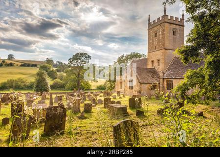 Église St Eadburgha près de Broadway, Cotswolds, Gloucestershire, Angleterre Banque D'Images