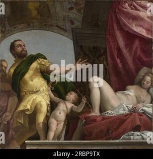 Allégorie de l'amour : respect 1575 de Paolo Veronese Banque D'Images