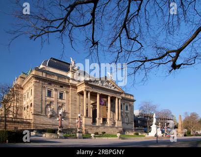 Hessisches Staatstheater , Wiesbaden, Hesse, Allemagne Banque D'Images