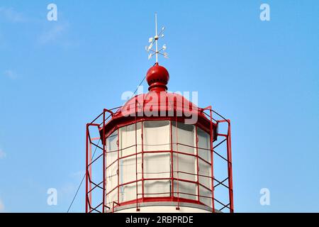 Phare d'Arnel point Nordaste Açores Banque D'Images