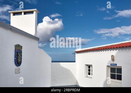 Phare d'Arnel point Nordaste Açores Banque D'Images