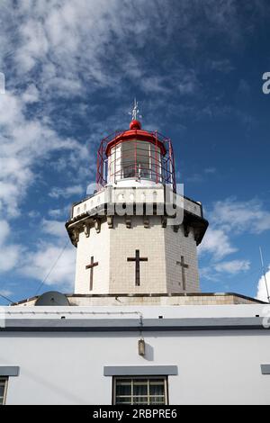 Phare d'Arnel point Nordaste Açores Banque D'Images