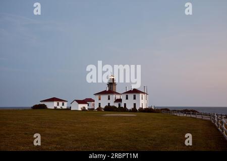 Phare de castor Jamestown Rhode Island Banque D'Images