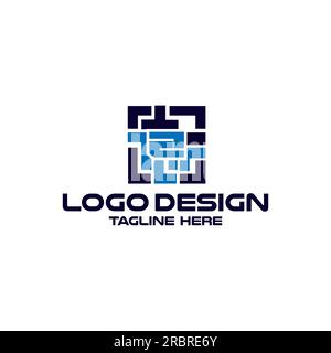 modèle vectoriel de lettre z de conception de logo maze Illustration de Vecteur