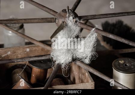 Lonaconing Silk Mill, l'une des dernières usines de soie intactes du pays, est située à Lonaconing MD Banque D'Images