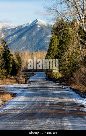 Image panoramique du Grand État du Montana Banque D'Images