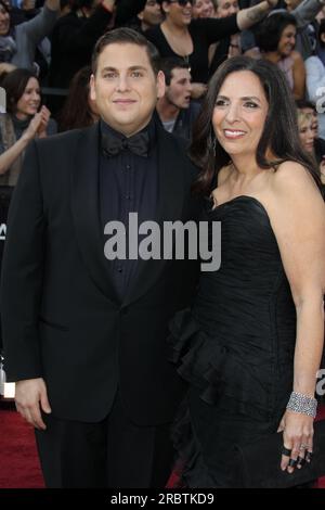 Hollywood, États-Unis d'Amérique. 26 février 2012. HOLLYWOOD, CA - 26 FÉVRIER : Jonah Hill arrive à la 84e cérémonie annuelle des Academy Awards qui se tient au Hollywood & Highland Center le 26 février 2012 à Hollywood, en Californie. People : Jonah Hill crédit : Storms Media Group/Alamy Live News Banque D'Images