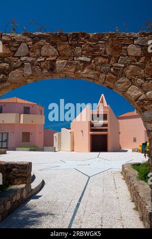 Église de Torre dei Corsari, Arbus, Sardaigne, Italie, Europe Banque D'Images