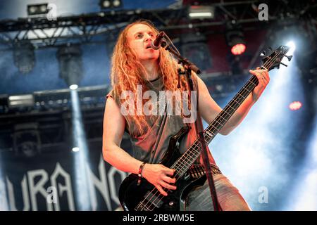 Oslo, Norvège. 24 juin 2023. Le groupe de black Metal norvégien aura Noir donne un concert live au festival de musique norvégien tons of Rock 2023 à Oslo. (Crédit photo : Gonzales photo - Terje Dokken). Banque D'Images