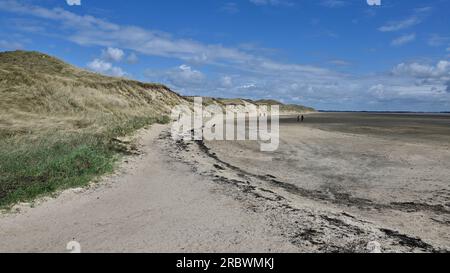 Naturschutzgebiet Amrum-Odde, la pointe nord d'Amrum, Allemagne Banque D'Images