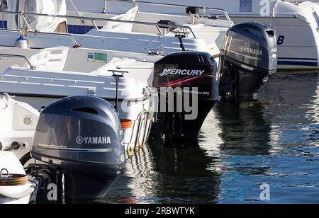 Port de Gränna, Gränna, Suède. Banque D'Images