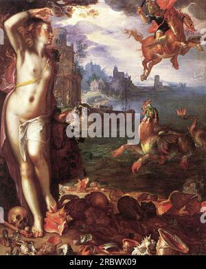 Perseus sauvant Andromeda 1611 par Joachim Wtewael Banque D'Images