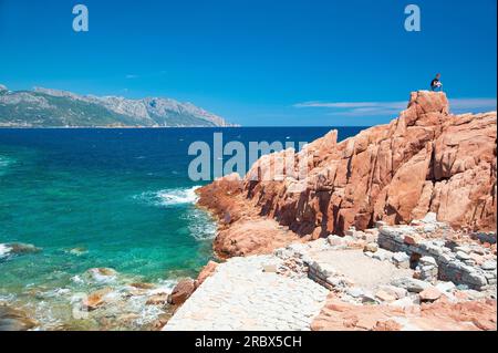 Rocce Rosse (Red Rocks), Arbatax, Tortolì, Sardaigne, Italie, Europe Banque D'Images