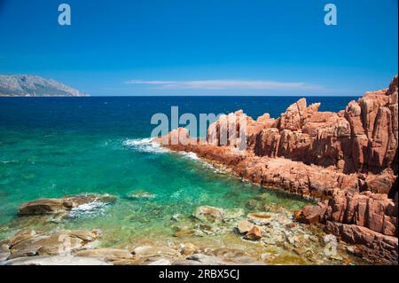 Rocce Rosse (Red Rocks), Arbatax, Tortolì, Sardaigne, Italie, Europe Banque D'Images