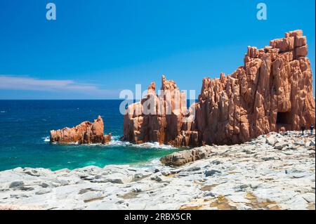 Rocce Rosse (Red Rocks), Arbatax, Tortolì, Sardaigne, Italie, Europe Banque D'Images