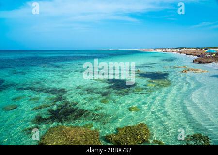 Sable de quartz, mari Ermi, Cabras, Sardaigne, Italie, Europe Banque D'Images