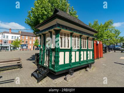 Old Cabmens Shelter Market place, Ripon City, North Yorkshire, Angleterre, Royaume-Uni Banque D'Images