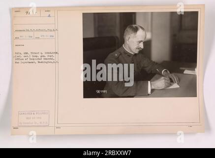 Soldats stationnés sur un navire pendant la première Guerre mondiale. Banque D'Images