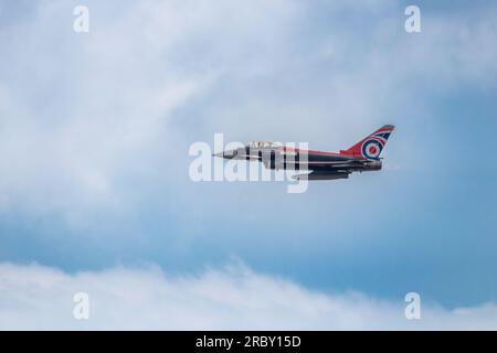 RAF Typhoon Display Wales & Swansea Airshow Banque D'Images