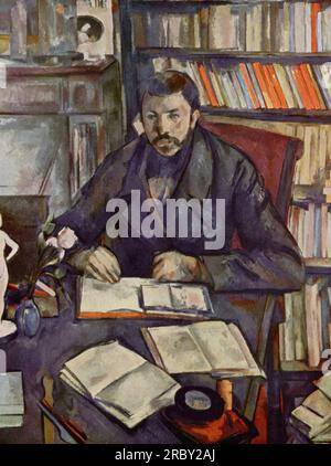 Portrait de Gustave Geffroy 1895 par Paul Cézanne Banque D'Images