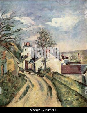 La Maison du Dr Gachet à Auvers 1873 par Paul Cézanne Banque D'Images