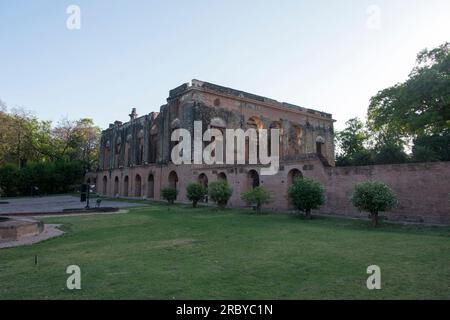 The British Residency Complex à Lucknow, Uttar Pradesh, Inde Banque D'Images