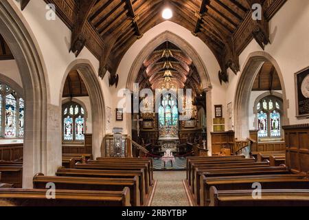 Choeur de l'église de Sandringham Banque D'Images