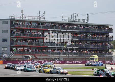 Vue de la Porsche Motorsport. Course de championnat course lors de la FORMULE 1 ARAMCO BRITISH GRAND PRIX 2023 au circuit Silverstone, Silverstone, Unite Banque D'Images
