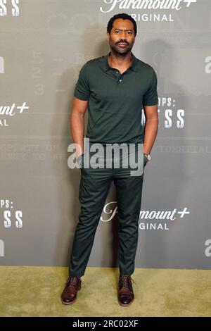 Nicholas Pinnock arrive pour une projection de la série Paramount+ Special Ops : Lioness à Londres. Date de la photo : mardi 11 juillet 2023. Banque D'Images